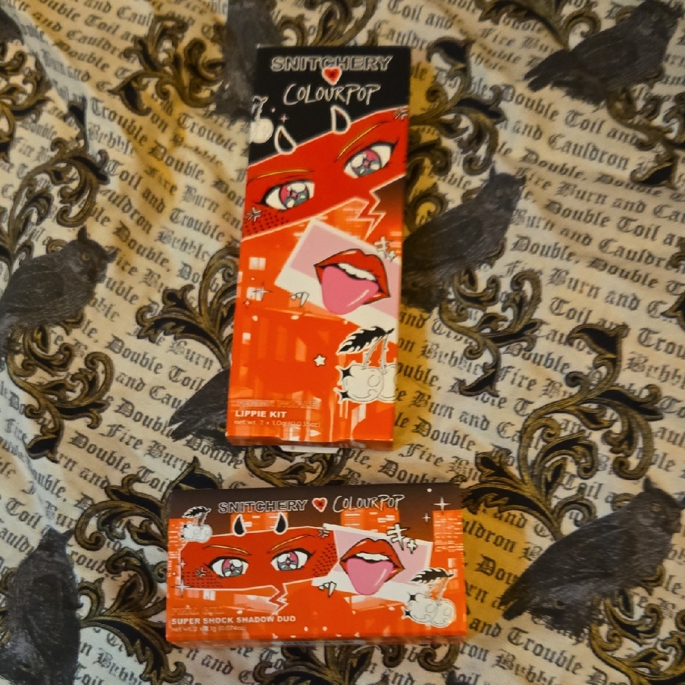 ColourPop Snitchery Lippie Kit and Super Shock Shadow Duo